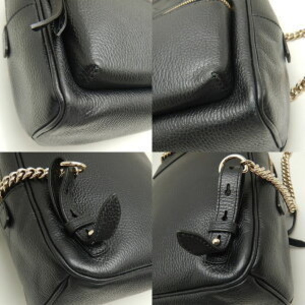 Gucci Rucksack Backpack Soho Interlocking Gg Leat… - image 4